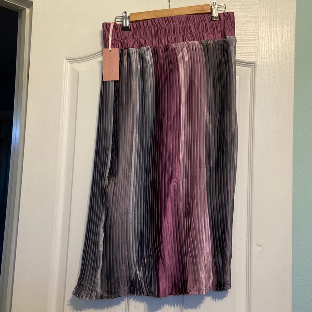 Evy’s Tree pleated skirt in a medium. New. Never worn, just tried on.